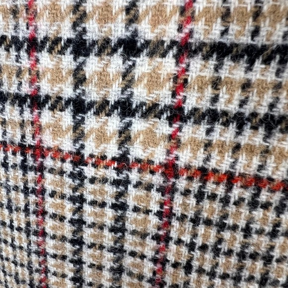Talbots Houndstooth Plaid Pencil Skirt Size 6 Academia Ivy Preppy Old Money - Picture 2 of 9